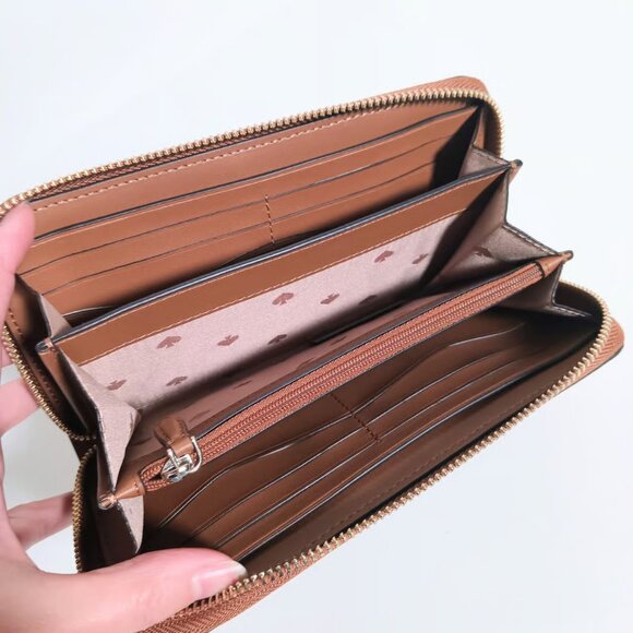 Kate Spade York Leila Leather Continental Wallet in Warm Gingerbread - Picture 7 of 7